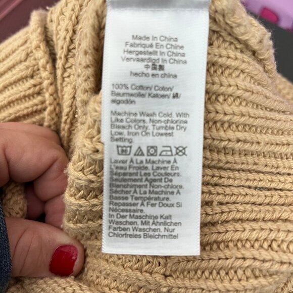 J. Crew || Relaxed Rollneck Sweater in Sandy Beach Tan Size XS - Picture 7 of 9